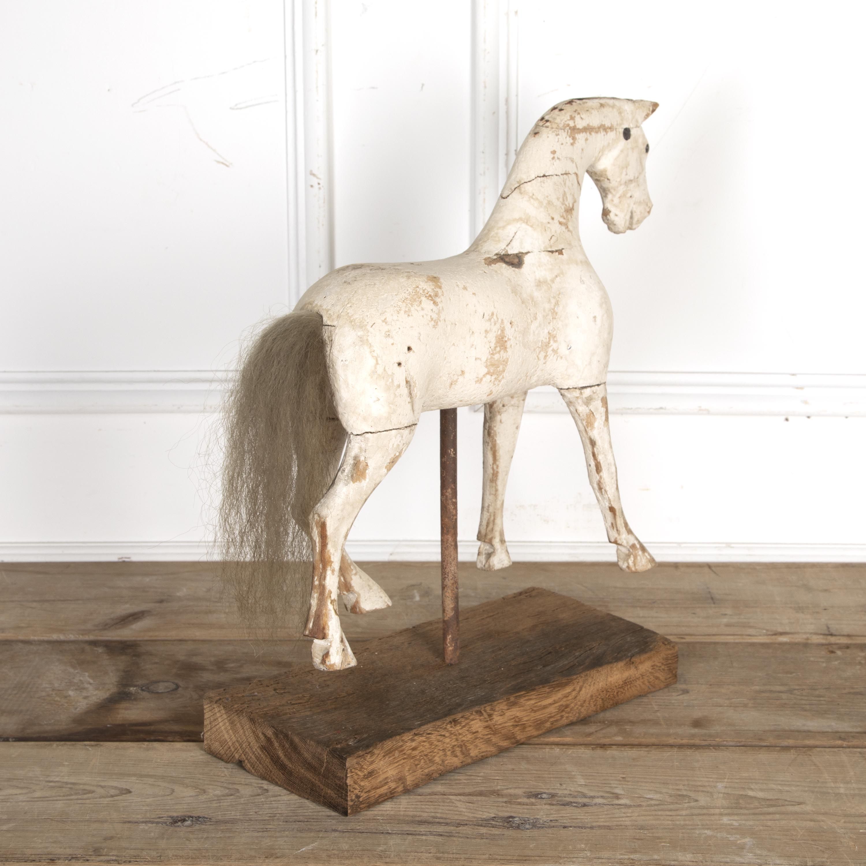 19th Century Wooden Horse on Stand - DA9020467 | Lorfords Antiques