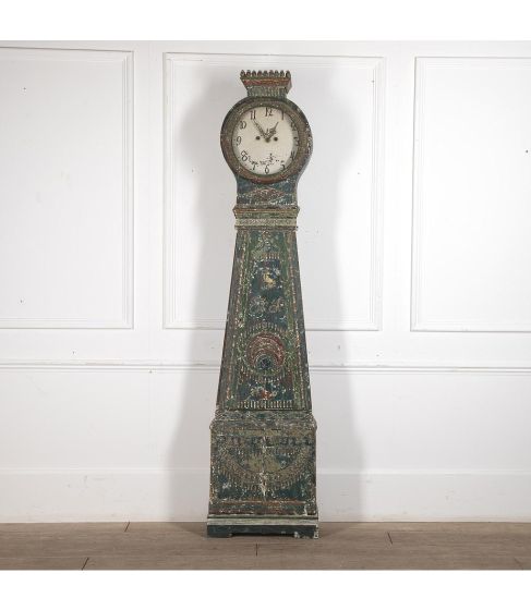 Queen Anne Ebonised Longcase Clock - DA9913810 | Lorfords Antiques